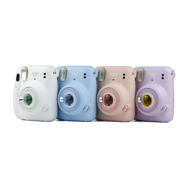 4 PCS / Set Jelly Filtro de cámara de cuatro colores para Fujifilm Instax mini 11, 4-in-1 For FUJIFILM instax mini 11