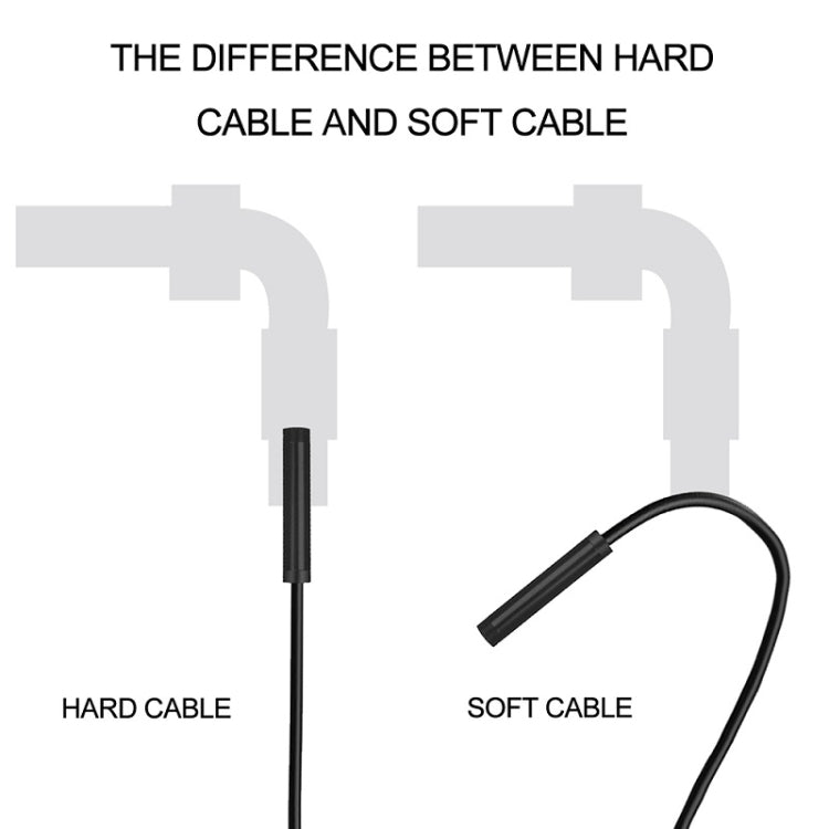 Endoscopio para teléfono móvil F99 HD, endoscopio de tubo impermeable de 8 mm, versión Wifi, cable flexible, longitud: 1 m, Length: 1m