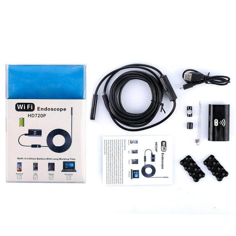 Endoscopio para teléfono móvil F99 HD, endoscopio de tubo impermeable de 8 mm, versión Wifi, cableado, longitud: 3,5 m, Length: 3.5m
