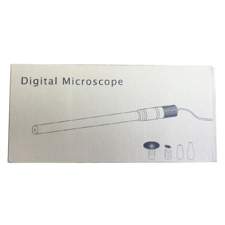 Microscopio digital USB de 0,3 millones con 6 LED, diámetro de lente: 4,9 mm