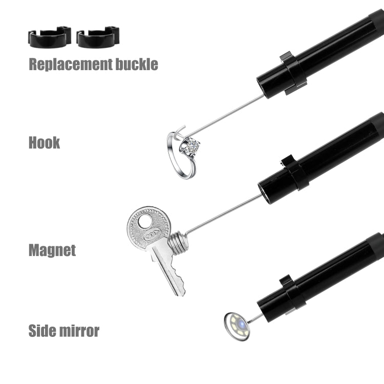 P30 5,5 mm IP67 Impermeable 4,3 pulgadas HD Endoscopio portátil Cable duro Endoscopio industrial, Longitud del cable: 2 m, 2m, 2m (Blue)
