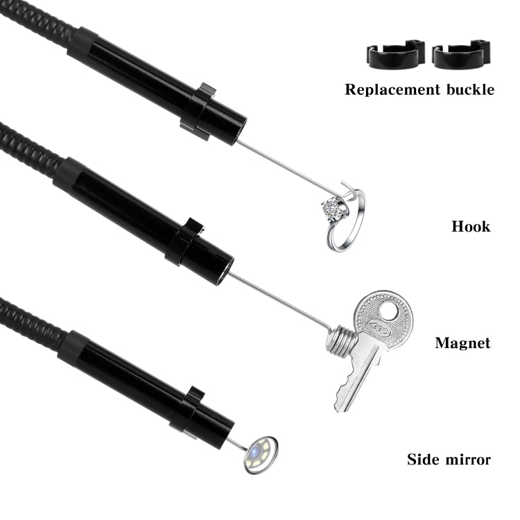 P30 8 mm IP67 Impermeable 4,3 pulgadas HD Endoscopio portátil Tubo de serpiente Endoscopio industrial, Longitud del cable: 1 m, 1m