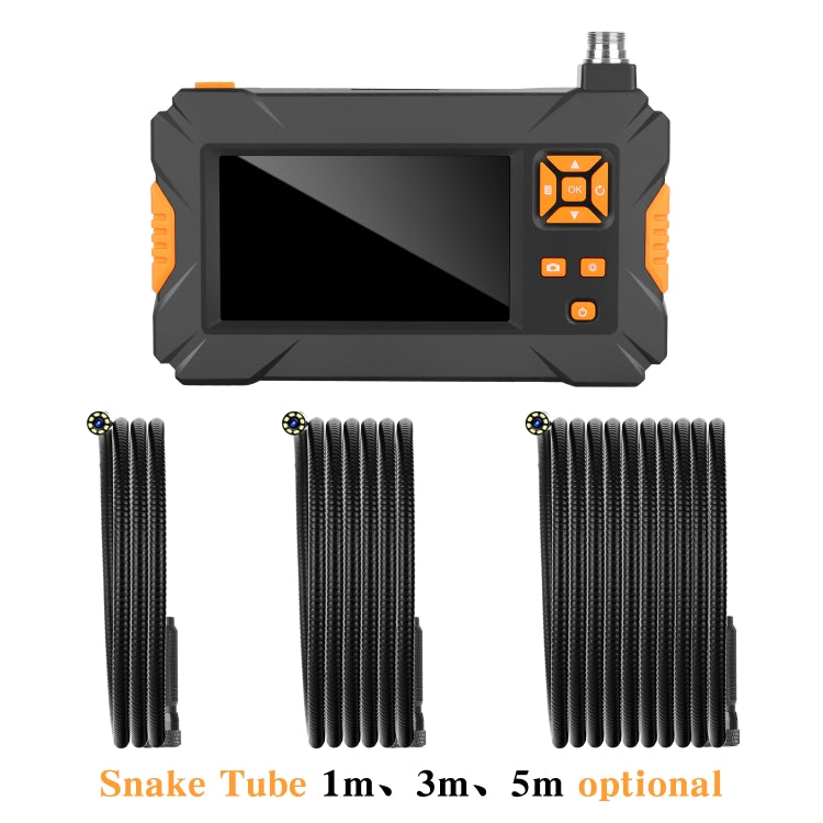 P30 8 mm IP67 Impermeable 4,3 pulgadas HD Endoscopio portátil Tubo de serpiente Endoscopio industrial, Longitud del cable: 1 m, 1m