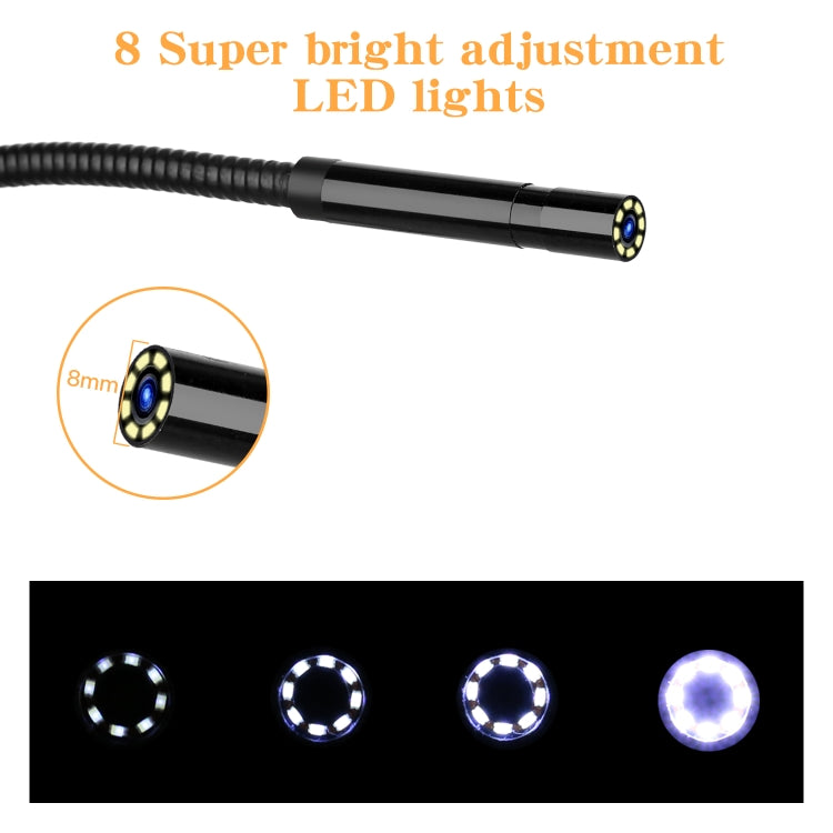 P30 8 mm IP67 Impermeable 4,3 pulgadas HD Endoscopio portátil Tubo de serpiente Endoscopio industrial, Longitud del cable: 5 m, 5m (Snake Tube)