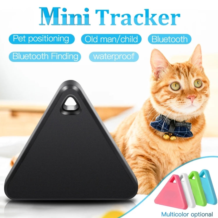 HCX003 Buscador de llavero antipérdida Bluetooth inteligente bidireccional triangular, HCX003 Black, HCX003 Pink, HCX003 Green, HCX003 Blue, HCX003 White