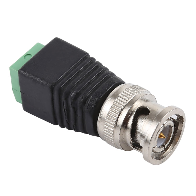 Conector adaptador macho de alimentación CC a BNC, DC to BNC Male