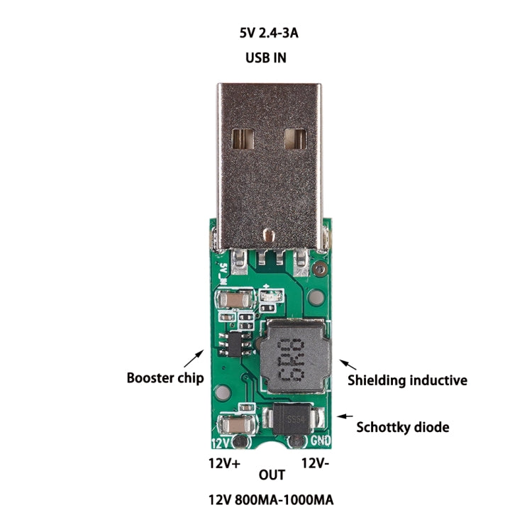 3592-2B DIY Mini DC-DC 12V a 5V Módulo de fuente de alimentación reductor