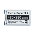 Waveshare Módulo de pantalla de tinta electrónica de papel electrónico de 3,7 pulgadas, 480x280 píxeles para Raspberry Pi Pico, 4 escala de grises, interfaz SPI, 20123