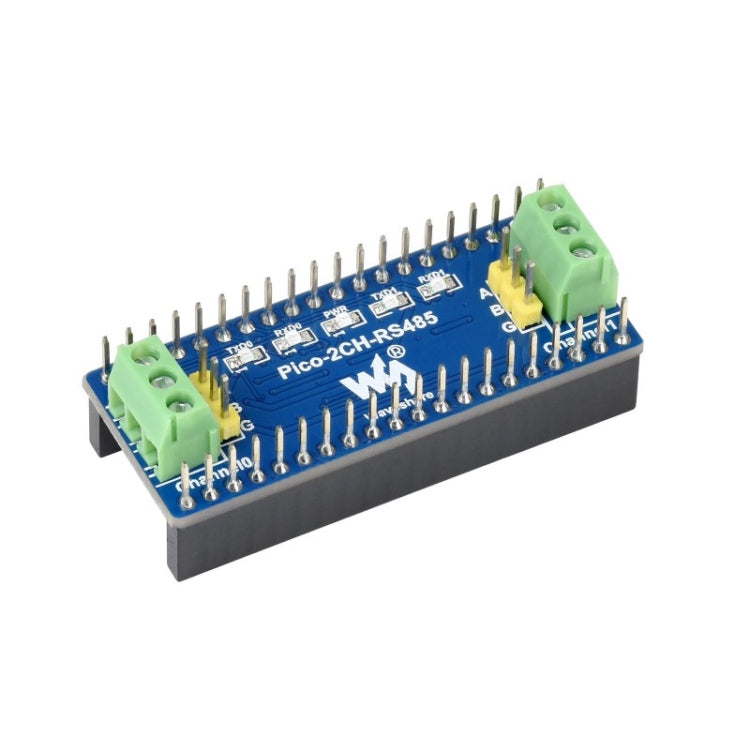 Módulo Waveshare RS485 de 2 canales para Raspberry Pi Pico, transceptor SP3485, UART a RS485, 19717