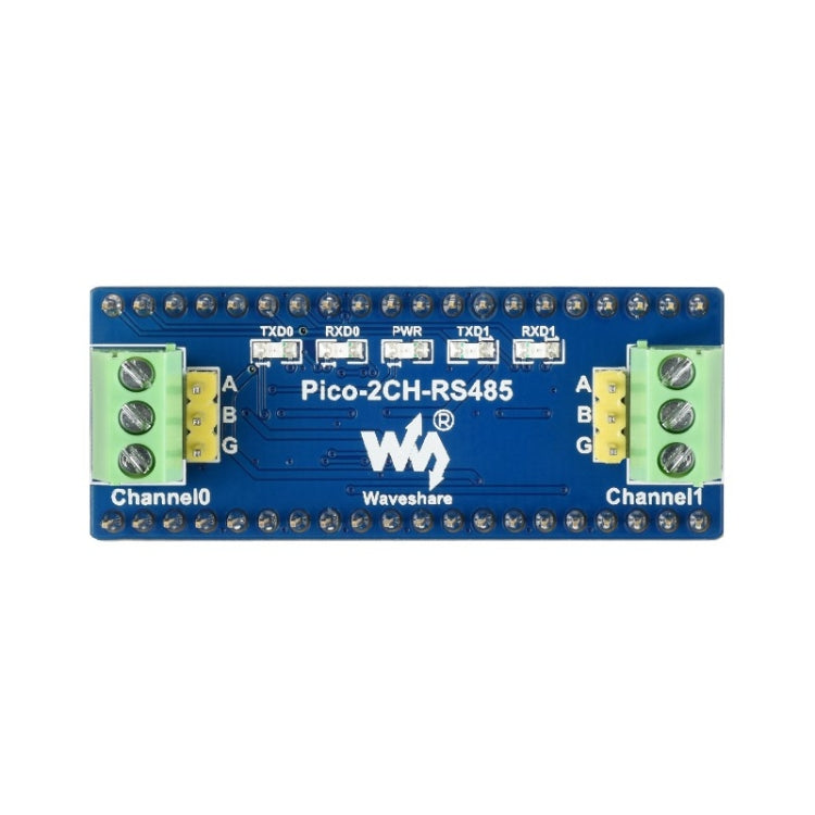 Módulo Waveshare RS485 de 2 canales para Raspberry Pi Pico, transceptor SP3485, UART a RS485, 19717