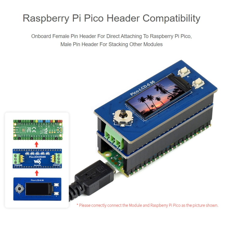 Módulo Waveshare RS485 de 2 canales para Raspberry Pi Pico, transceptor SP3485, UART a RS485, 19717