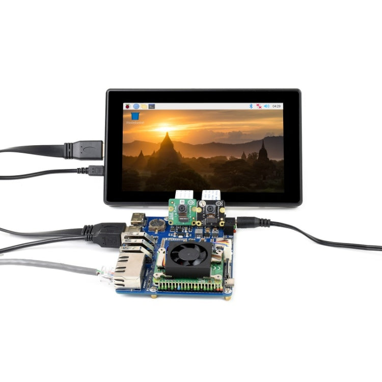 Waveshare Módulo de Computación Placa Base Dual Gigabit Ethernet para Raspberry Pi CM4, For Raspberry Pi CM4