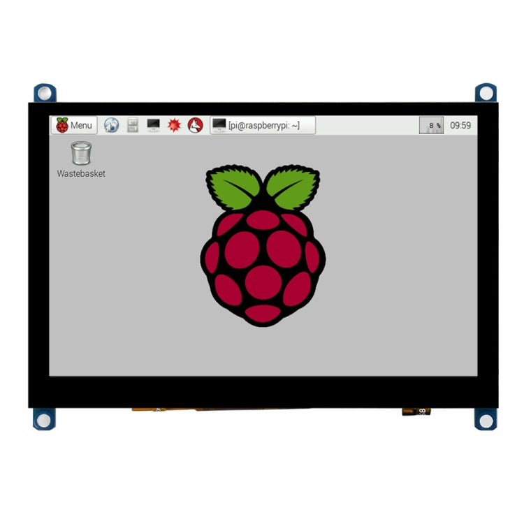 Waveshare Versión reducida de 5 pulgadas Panel de vidrio templado 800 x 480 Pantalla táctil capacitiva LCD (H), 5 inch