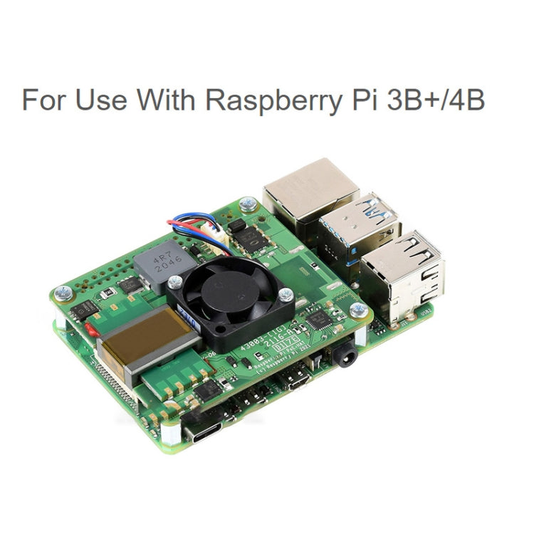 Waveshare Raspberry Pi PoE+ HAT Placa de expansión Ethernet para Raspberry Pi 3B+/4B