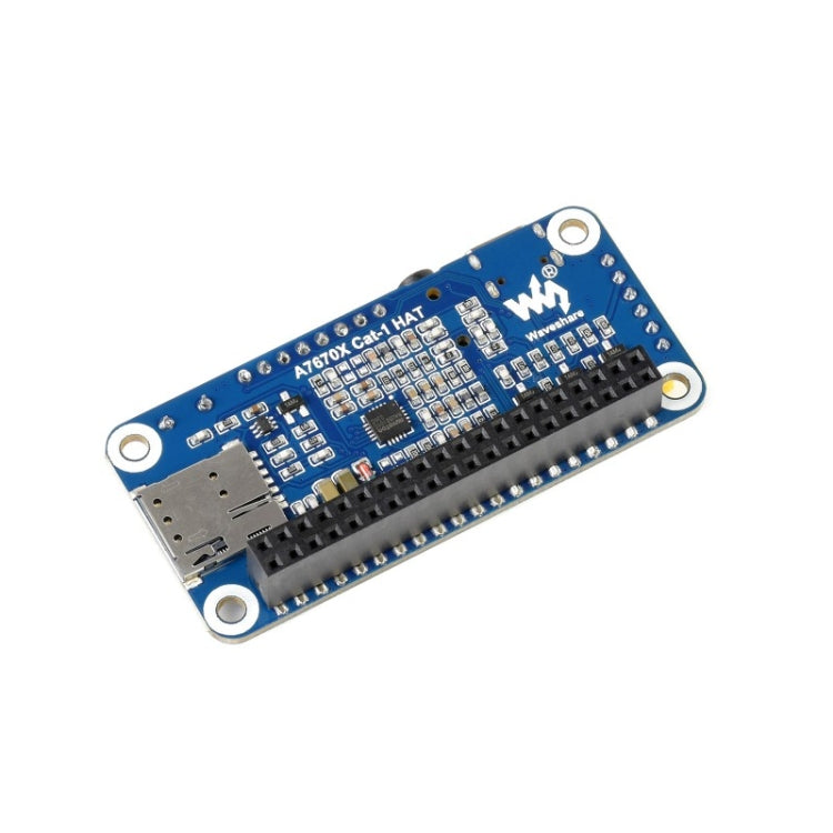 Waveshare Multi Band 2G GSM / GPRS LBS A7670E LTE Cat-1 HAT para Raspberry Pi, para Europa, Sudeste Asiático, Asia Occidental, África, China, Corea del Sur, A7670E LTE Cat-1 HAT