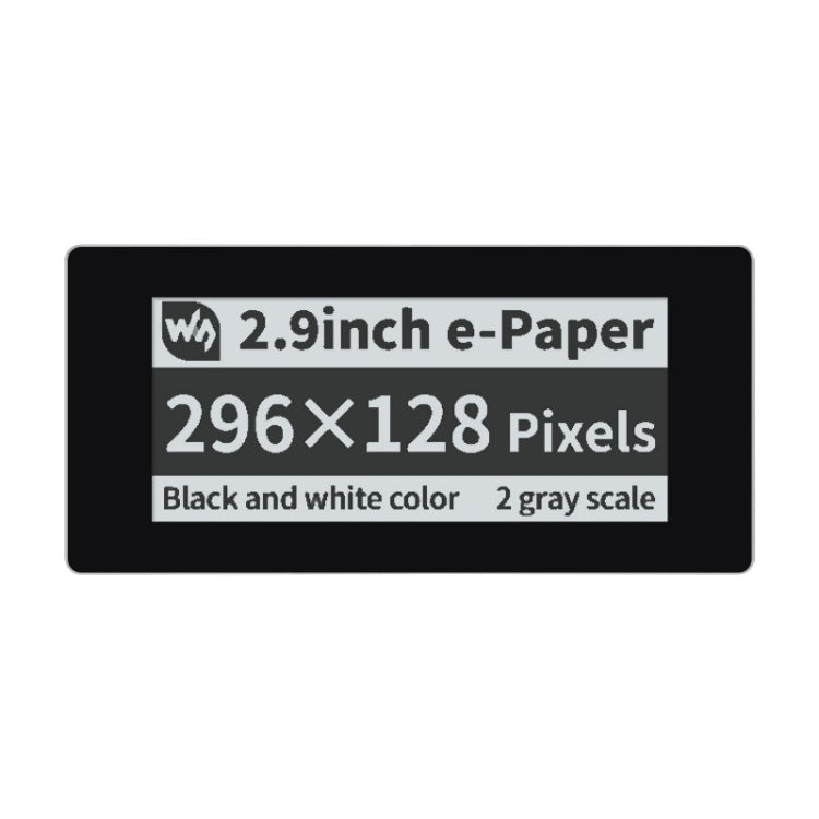 Waveshare Módulo de papel electrónico táctil en blanco y negro, 2,9 pulgadas, 296 x 128 píxeles, para Raspberry Pi Pico, interfaz SPI, 20051