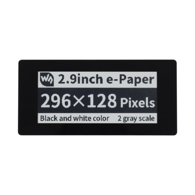 Waveshare 2,9 pulgadas, 296 x 128 píxeles, pantalla táctil capacitiva de 5 puntos, papel electrónico blanco/negro, pantalla de tinta electrónica HAT para Raspberry Pi Pico, interfaz SPI, 19967