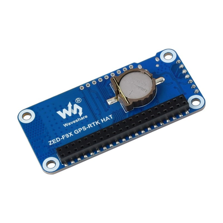 Waveshare ZED-F9P GPS-RTK HAT Módulo GPS diferencial RTK multibanda de precisión de nivel centimétrico para Raspberry Pi, ZED-F9P
