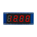 Módulo de pantalla WAVESHARE de 4 dígitos y 8 segmentos para Raspberry Pi Pico, compatible con SPI, 19806