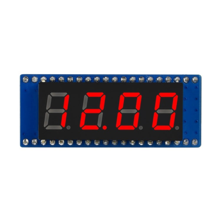 Módulo de pantalla WAVESHARE de 4 dígitos y 8 segmentos para Raspberry Pi Pico, compatible con SPI, 19806