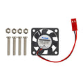 DC 5V 0.2A Mini ventilador de enfriamiento del refrigerador de la caja de la computadora con piezas de tornillos para Raspberry Pi 3B / 2B / B +, tamaño: 30x30x8 mm