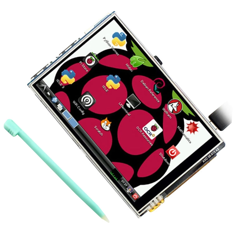 Escudo táctil de pantalla táctil LCD TFT de 3,5 pulgadas con lápiz óptico para Raspberry Pi