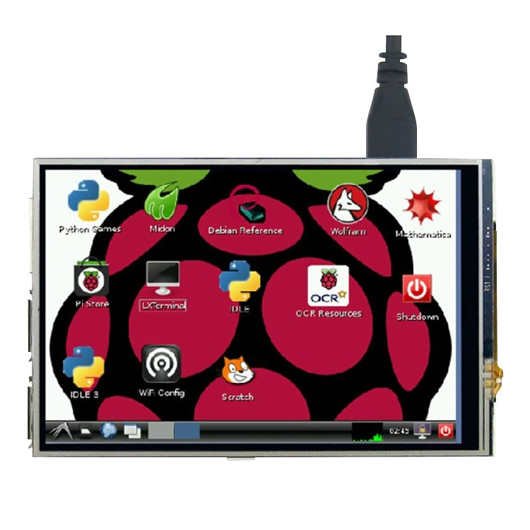 Escudo táctil de pantalla táctil LCD TFT de 3,5 pulgadas con lápiz óptico para Raspberry Pi