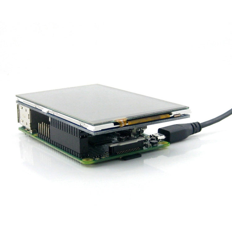 Escudo táctil de pantalla táctil LCD TFT de 3,5 pulgadas con lápiz óptico para Raspberry Pi