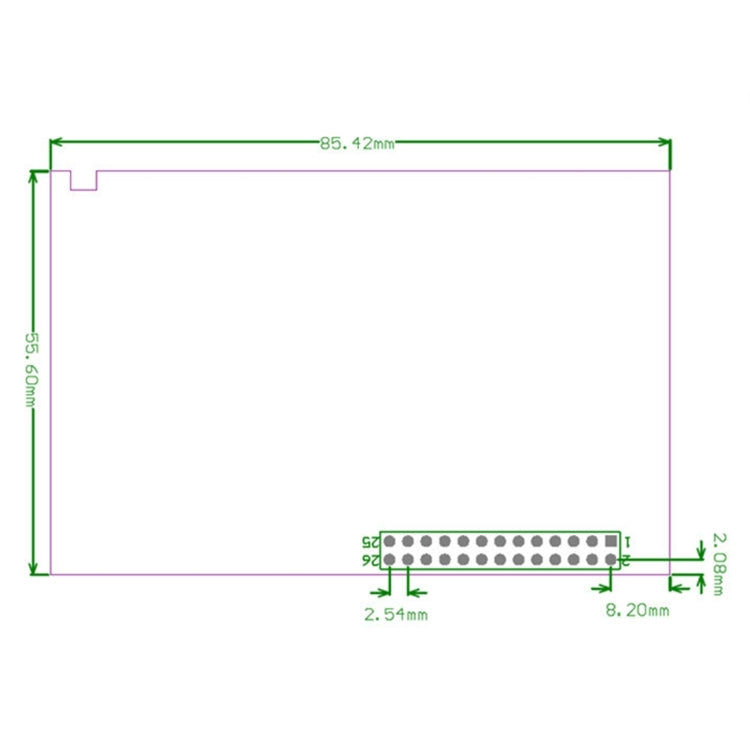 Escudo táctil de pantalla táctil LCD TFT de 3,5 pulgadas con lápiz óptico para Raspberry Pi