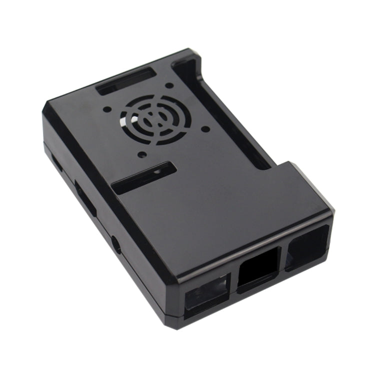 Carcasa protectora de ABS con orificio para ventilador de refrigeración para Raspberry pi 3
