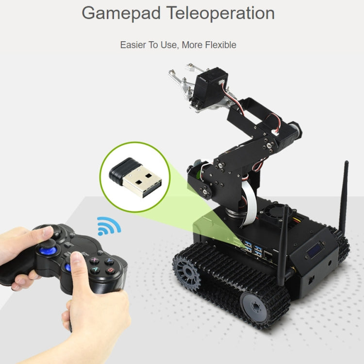 Kit de robot móvil con seguimiento Waveshare JETANK AI, basado en Jetson Nano, enchufe de la UE, Waveshare JETANK AI