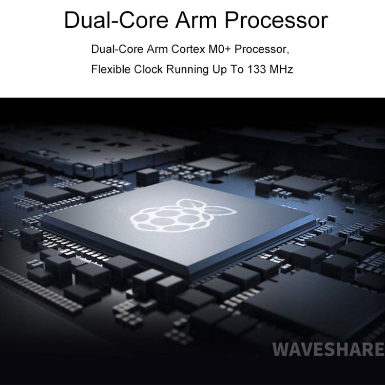 Placa MCU tipo Pico Waveshare RP2040-Zero basada en Raspberry Pi MCU RP2040, con versión mini Pinheader, 20335