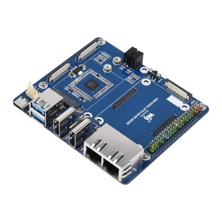 Placa Base Waveshare Dual Gigabit Ethernet 5G/4G para Raspberry Pi CM4