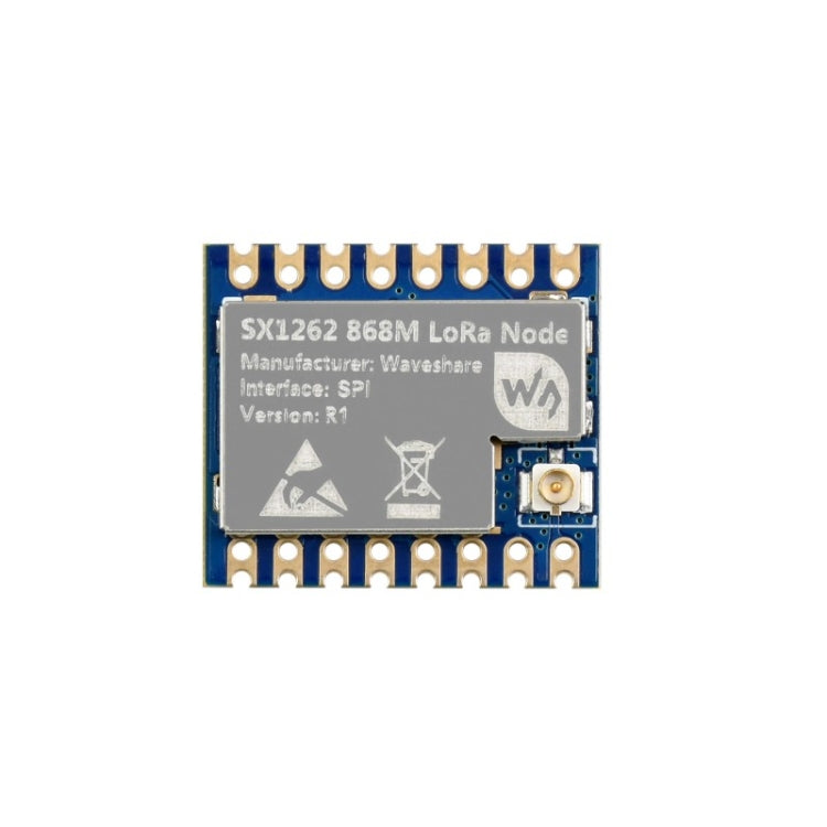 Módulo LoRa Waveshare Core1262-868M antiinterferencias SX1262, banda EU868