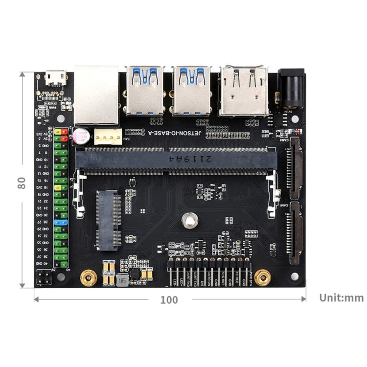 Placa de módulo de expansión/desarrollo Nano Jetson Waveshare Base A