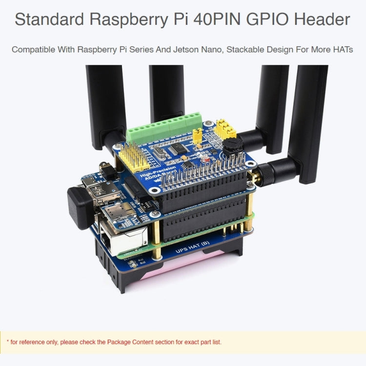 Waveshare SIM8202G-M2 5G HAT B Placa de módulo multibanda Snapdragon X55 para Raspberry Pi, SIM8202G-M2 5G HAT B