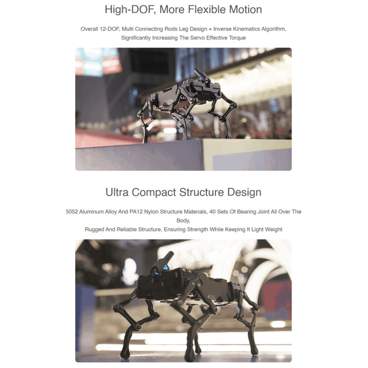 Waveshare WAVEGO 12-DOF Robot biónico parecido a un perro, paquete de extensión, Extension Pack