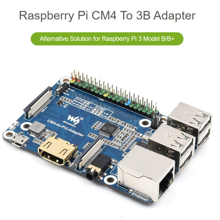 Adaptador Raspberry Pi CM4 a 3B para Raspberry Pi 3 Modelo B/B+, Pi CM4 To 3B