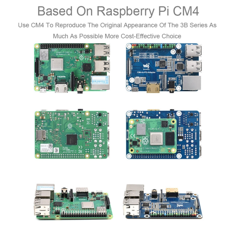 Adaptador Raspberry Pi CM4 a 3B para Raspberry Pi 3 Modelo B/B+, Pi CM4 To 3B