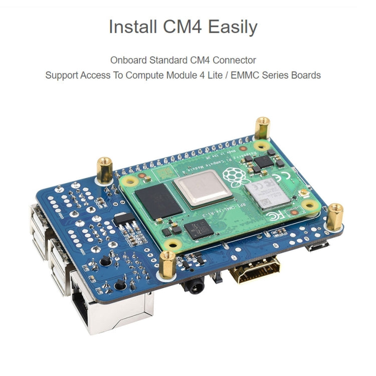 Adaptador Raspberry Pi CM4 a 3B para Raspberry Pi 3 Modelo B/B+, Pi CM4 To 3B