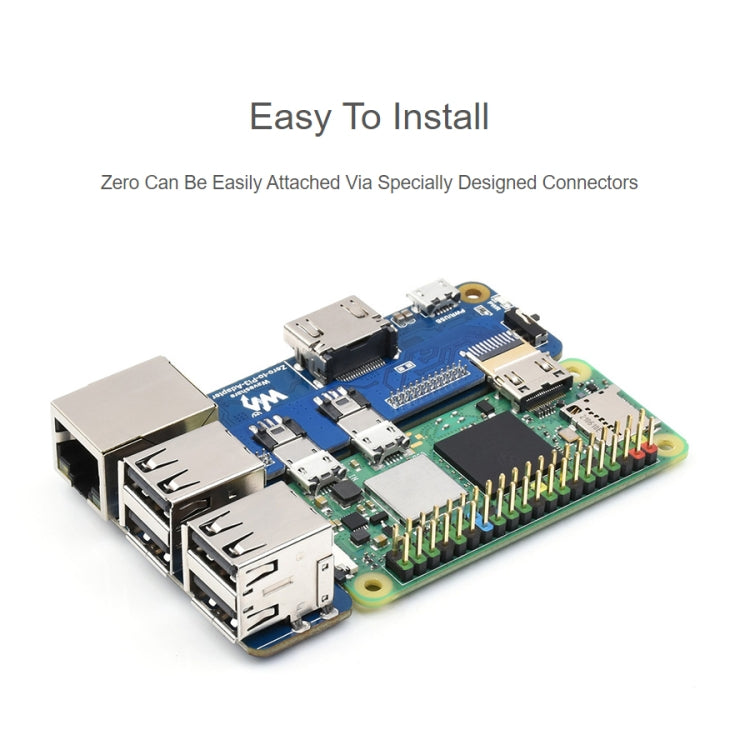 Adaptador Waveshare Raspberry Pi Zero a 3B para Raspberry Pi 3 Modelo B/B+, Pi Zero To 3B