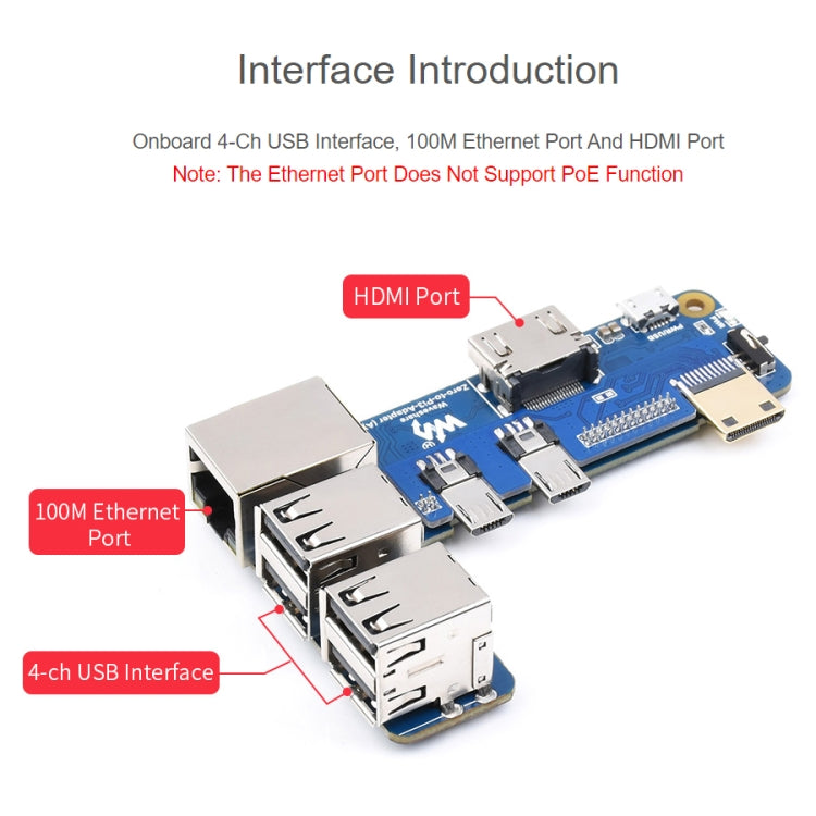Adaptador Waveshare Raspberry Pi Zero a 3B para Raspberry Pi 3 Modelo B/B+, Pi Zero To 3B