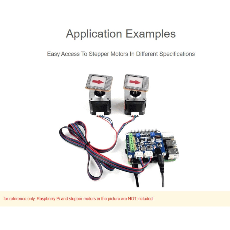 Waveshare HRB8825 sombrero de Motor paso a paso para Raspberry Pi, acciona dos motores paso a paso, hasta 1/32 micropasos