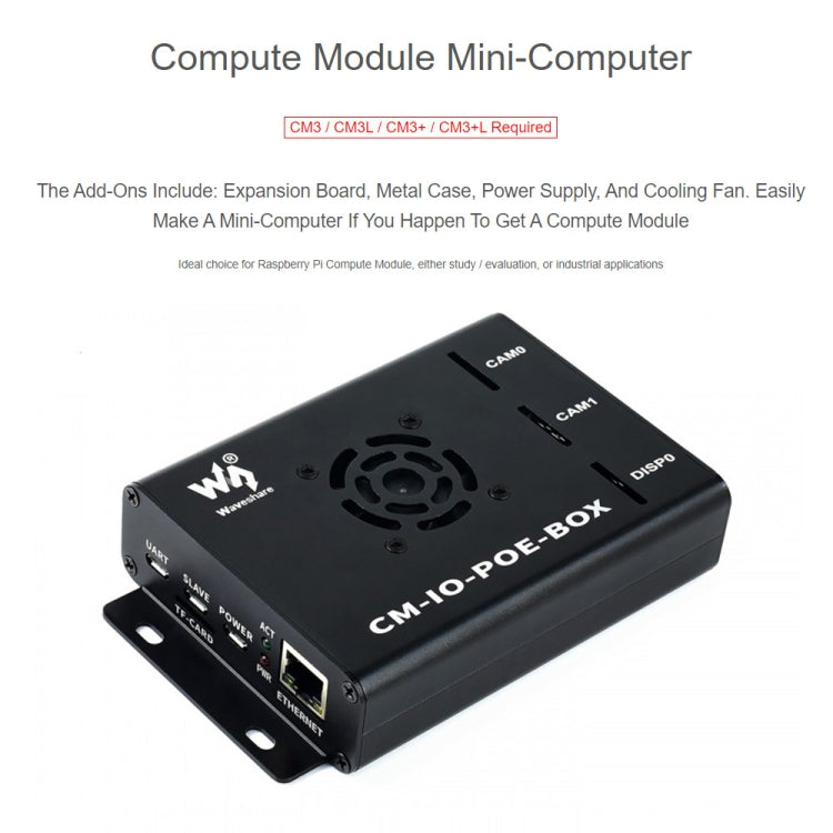 Minicomputadora Waveshare para Raspberry Pi CM
