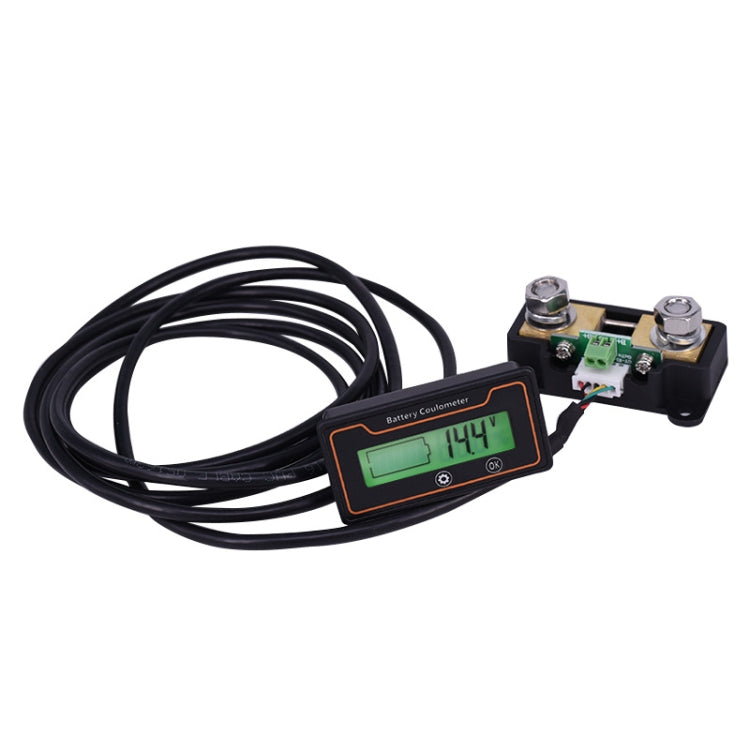 2m 200A 12V 48V Pantalla digital Voltímetro de corriente CC Medidor de carga de batería de litio de plomo-ácido, 2m 200A