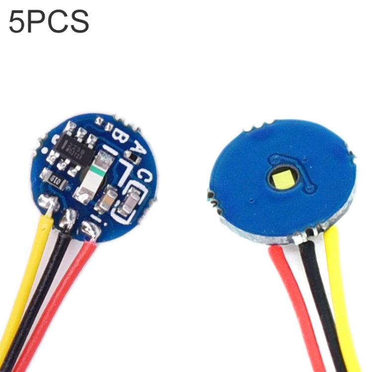 Módulo de tablero de interruptor táctil de 5 uds, tablero de Control de luz LED, CC 3V-5V
