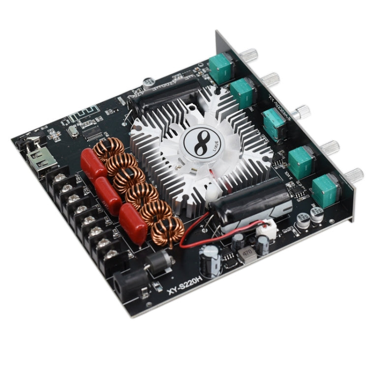 Placa amplificadora de potencia TPA7498e, módulo Bluetooth, Audio estéreo 2,1, Control de agudos y graves, Subwoofer