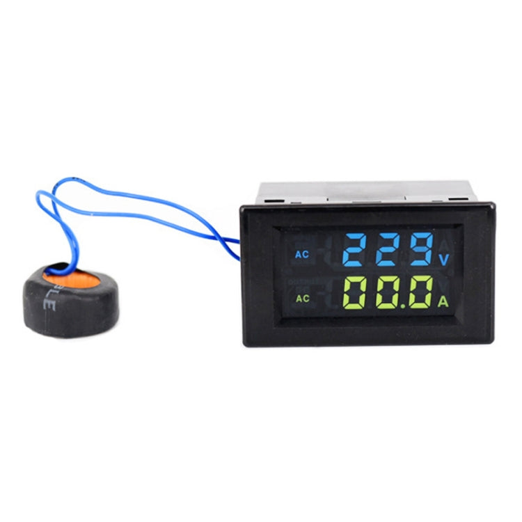 D85-2042A 110V 220V 380V 100A Voltímetro de CA digital Amperímetro Amperios de corriente Voltímetro Monitor de panel LCD