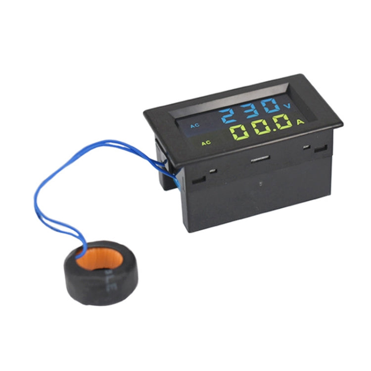 D85-2042A 110V 220V 380V 100A Voltímetro de CA digital Amperímetro Amperios de corriente Voltímetro Monitor de panel LCD