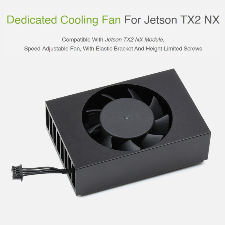 Ventilador de refrigeración dedicado Waveshare para Jetson TX2 NX, For Jetson TX2 NX